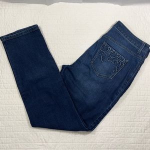 Gloria Vanderbilt Amanda Slim denim jeans; Size 10